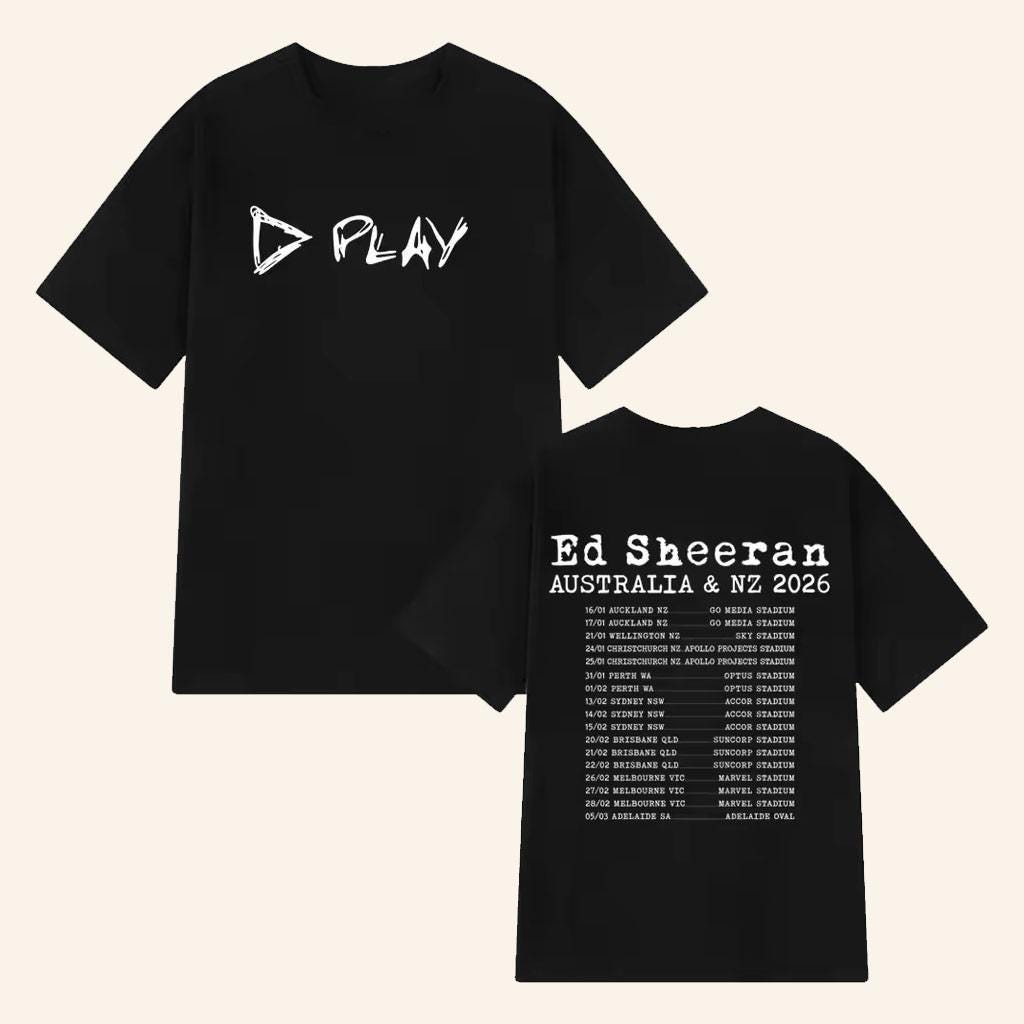 【海の日セール】Ed Sheeran ライブグッズ ネルシャツ Mサイズ Ed Sheeran Play Shirt - Etsy