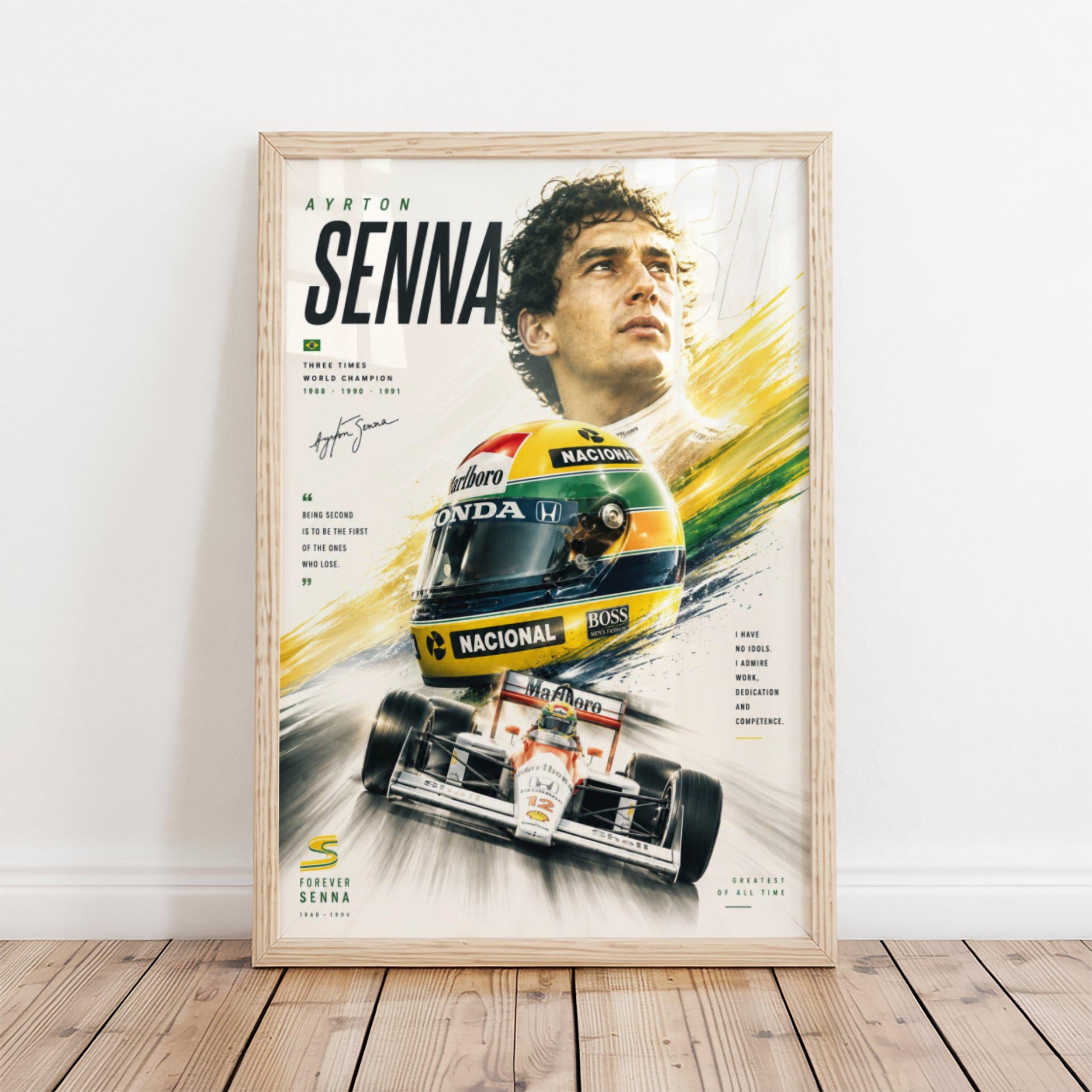 Ayrton senna wall - Etsy 日本
