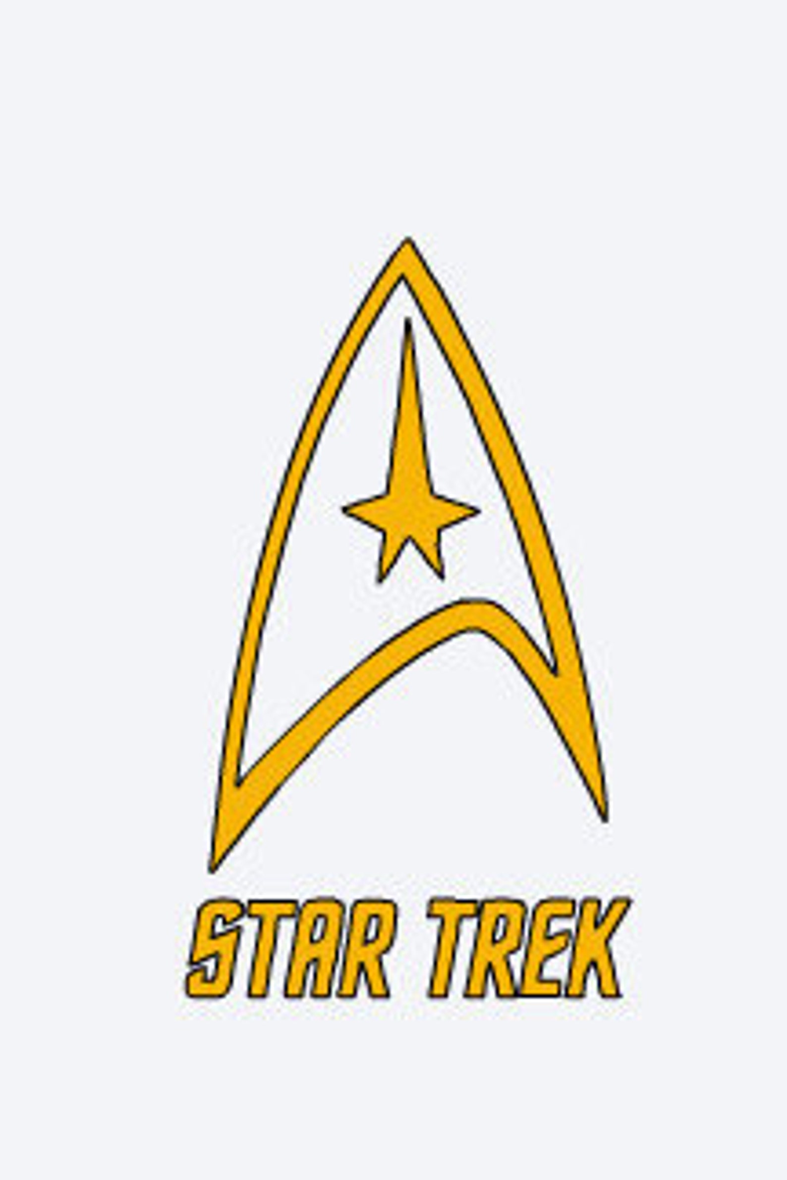 Star Trek Decal Sticker Starfleet Insignia Federation Etsy