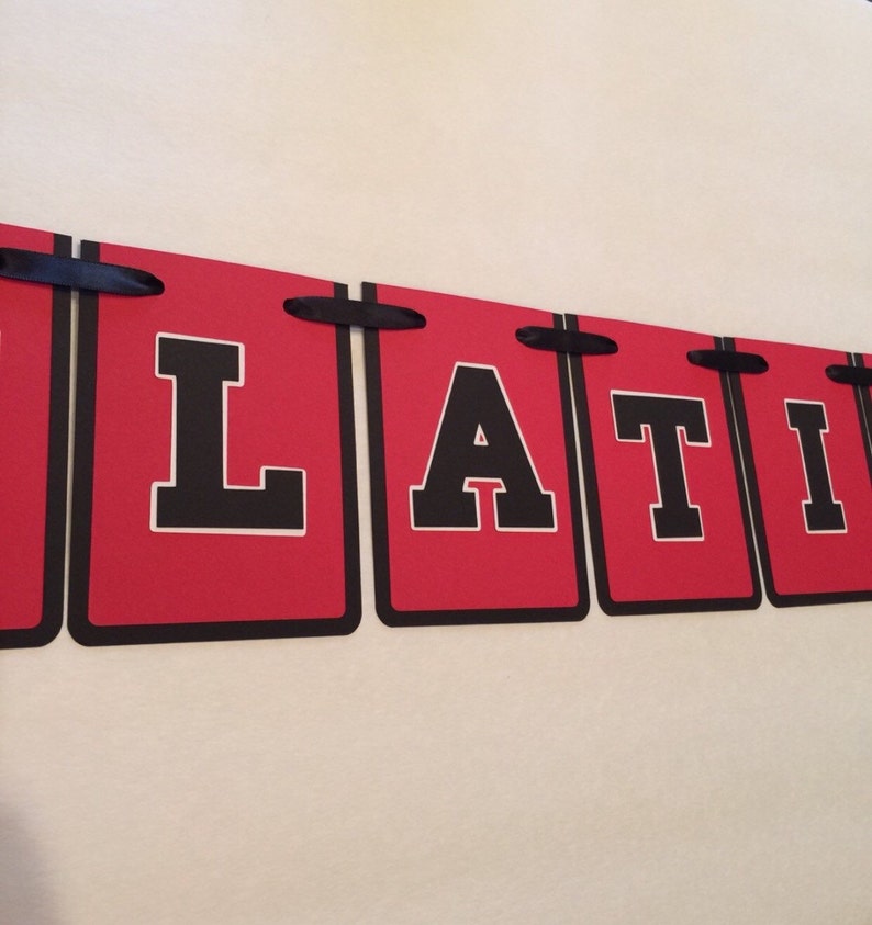 Fireman fire truck congratulations banner black red white | Etsy