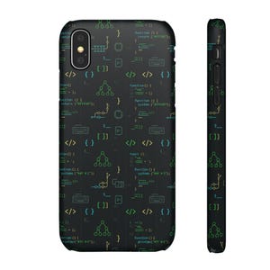 Entwickler-Code-Typografie-Hülle, Programmierer-Geschenk für iPhone- und Samsung-Hüllen Bild 15