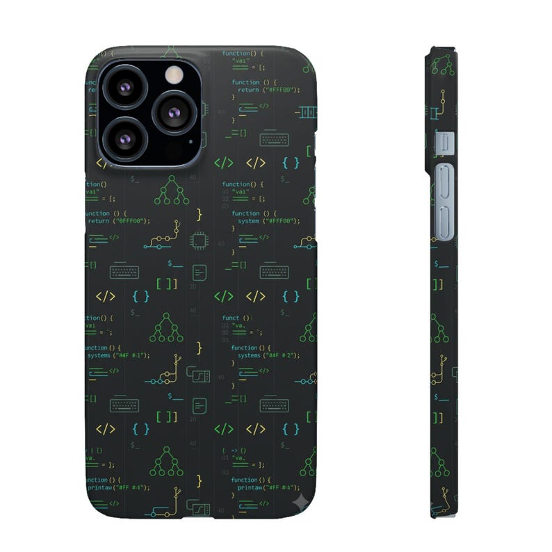 Entwickler-Code-Typografie-Hülle, Programmierer-Geschenk für iPhone- und Samsung-Hüllen Bild 13
