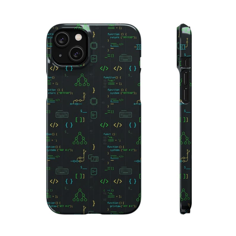 Entwickler-Code-Typografie-Hülle, Programmierer-Geschenk für iPhone- und Samsung-Hüllen Bild 11