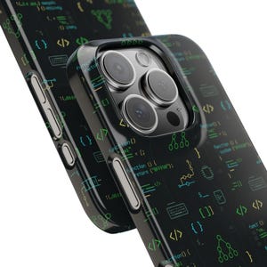 Entwickler-Code-Typografie-Hülle, Programmierer-Geschenk für iPhone- und Samsung-Hüllen Bild 2