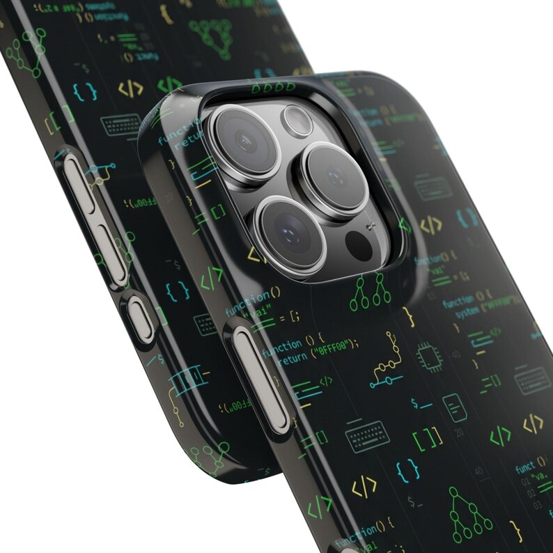 Entwickler-Code-Typografie-Hülle, Programmierer-Geschenk für iPhone- und Samsung-Hüllen Bild 2
