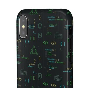 Entwickler-Code-Typografie-Hülle, Programmierer-Geschenk für iPhone- und Samsung-Hüllen Bild 5
