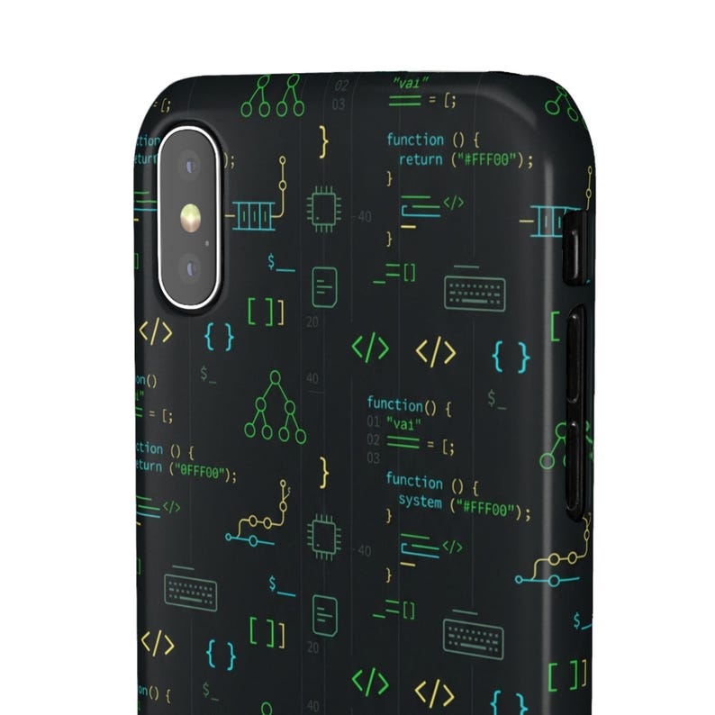 Entwickler-Code-Typografie-Hülle, Programmierer-Geschenk für iPhone- und Samsung-Hüllen Bild 5