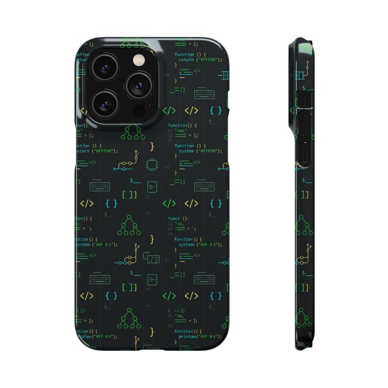 Entwickler-Code-Typografie-Hülle, Programmierer-Geschenk für iPhone- und Samsung-Hüllen Bild 10