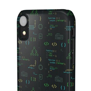 Entwickler-Code-Typografie-Hülle, Programmierer-Geschenk für iPhone- und Samsung-Hüllen Bild 4