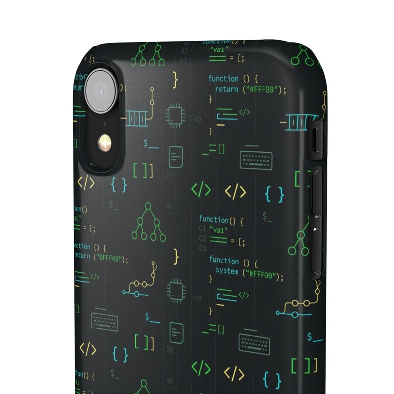 Entwickler-Code-Typografie-Hülle, Programmierer-Geschenk für iPhone- und Samsung-Hüllen Bild 4