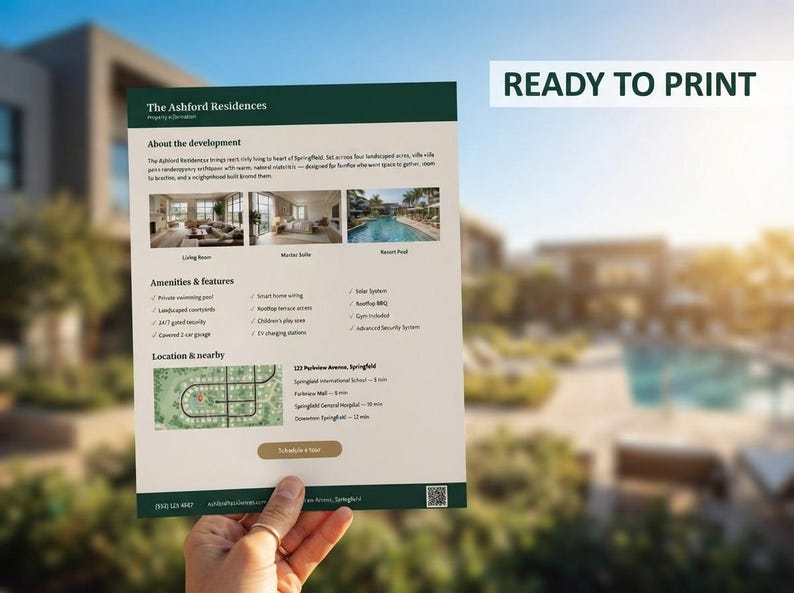 Flyer Template for Construction, Business & Industry Promotion ...