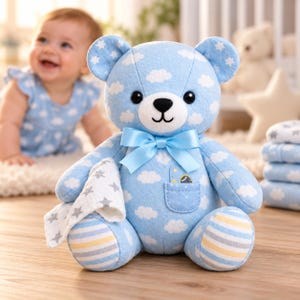 Memory Bear Pattern Baby Clothes Keepsake Teddy Sewing PDF Digital Download Tutorial Gift