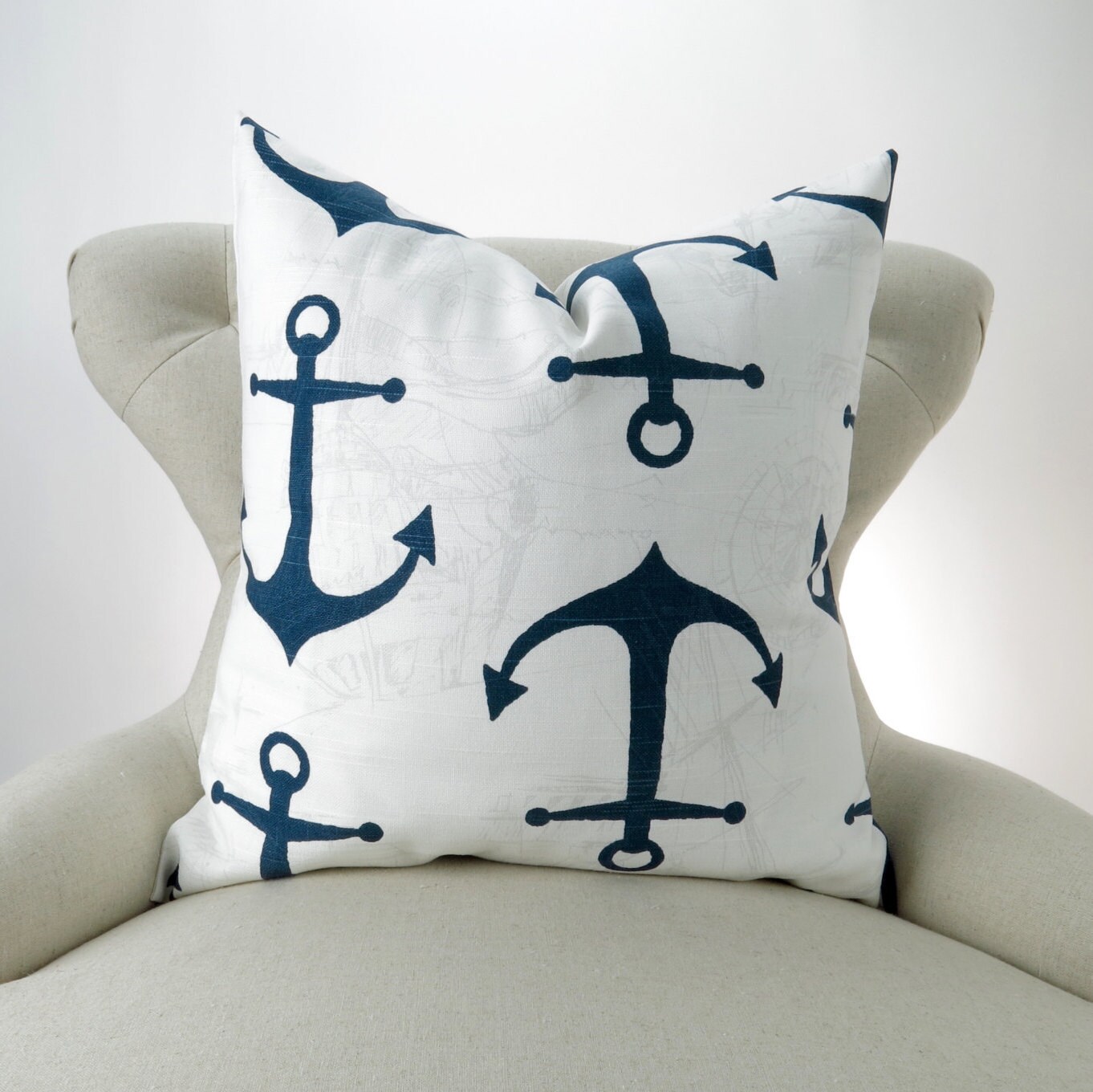 nautical euro sham