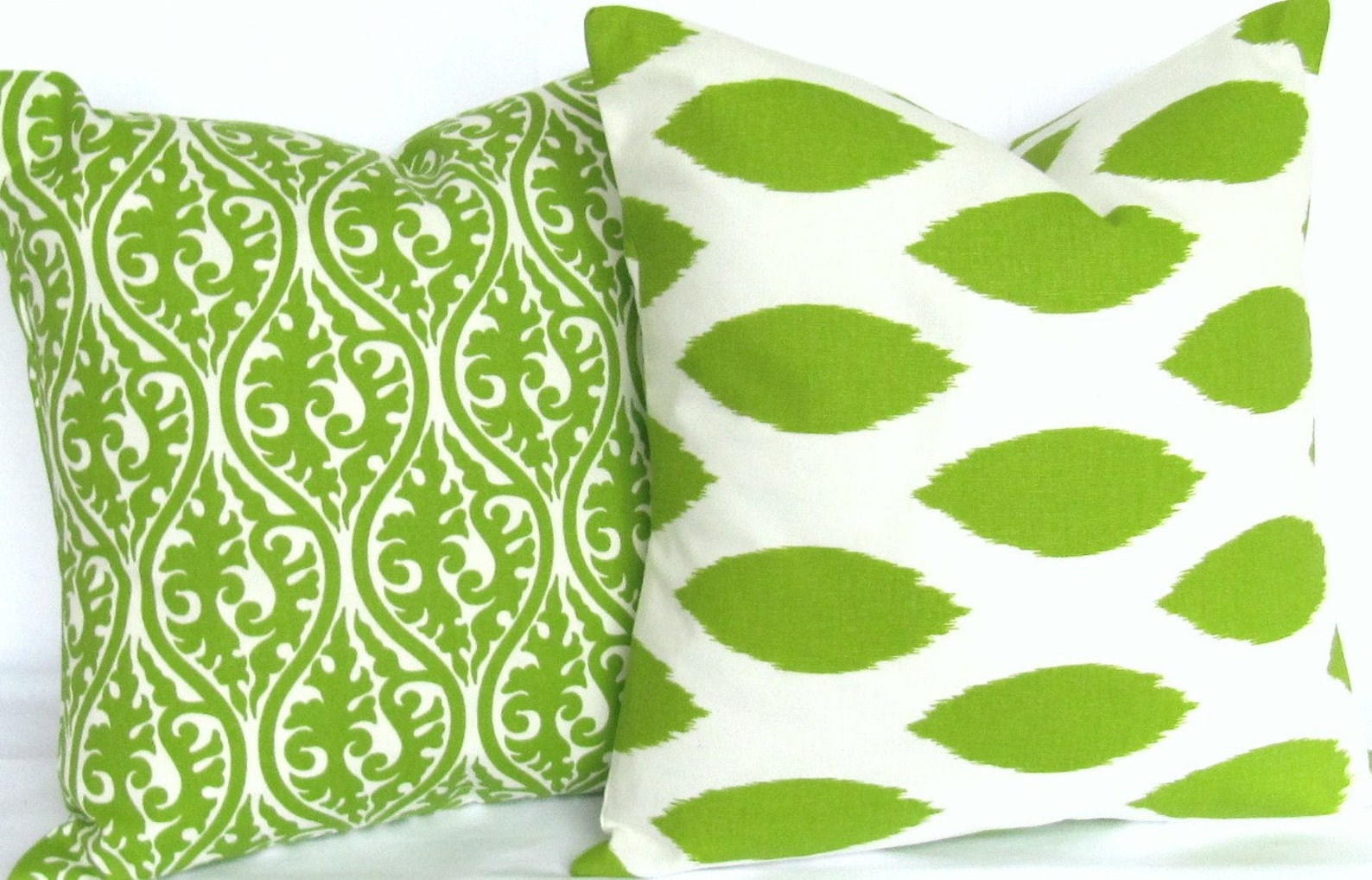 Gray Ikat Pillow Cover MANY SIZES Chipper Storm Grey White Etsy