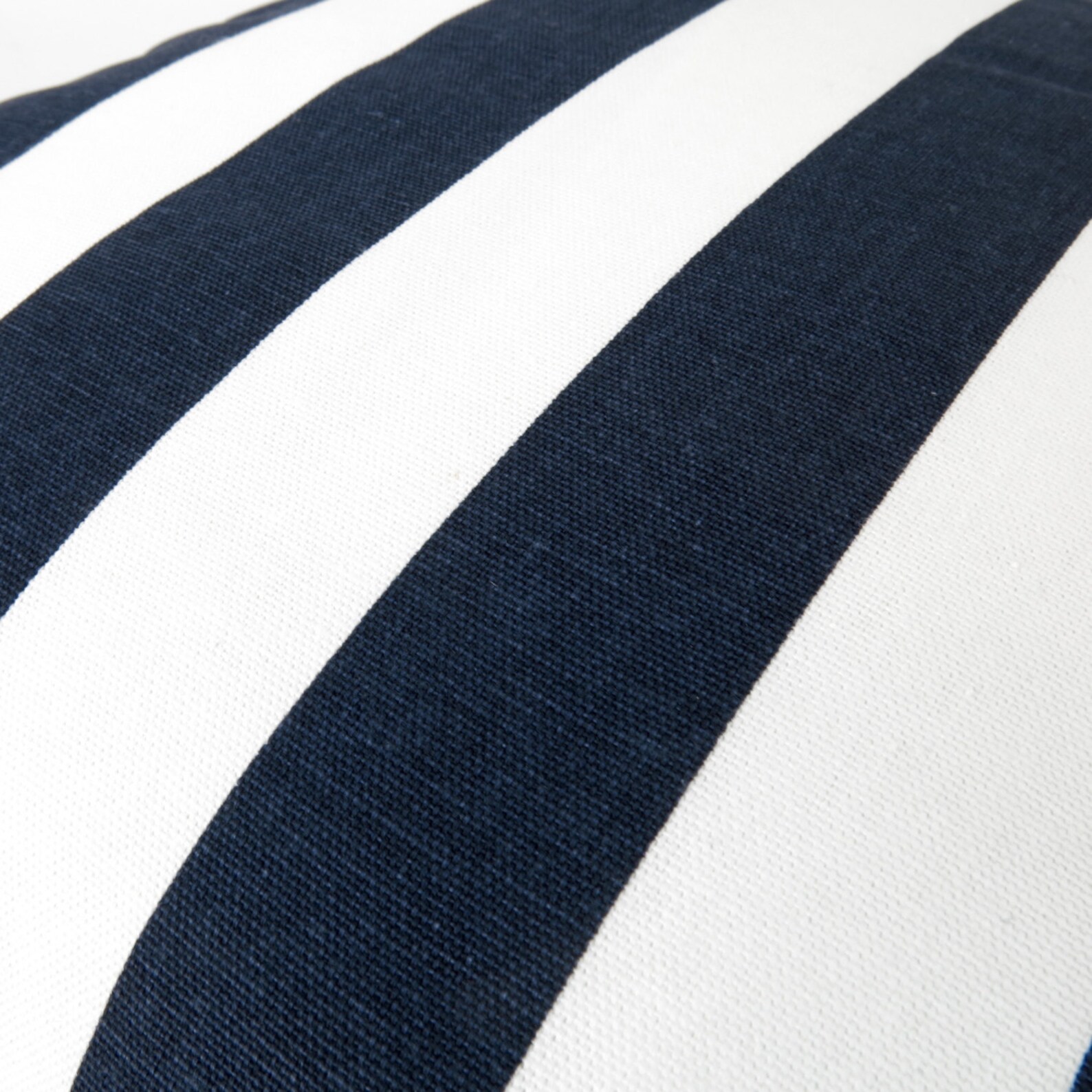Navy Stripe Pillow Cover Accent Pillow Euro Sham Decorative Etsy