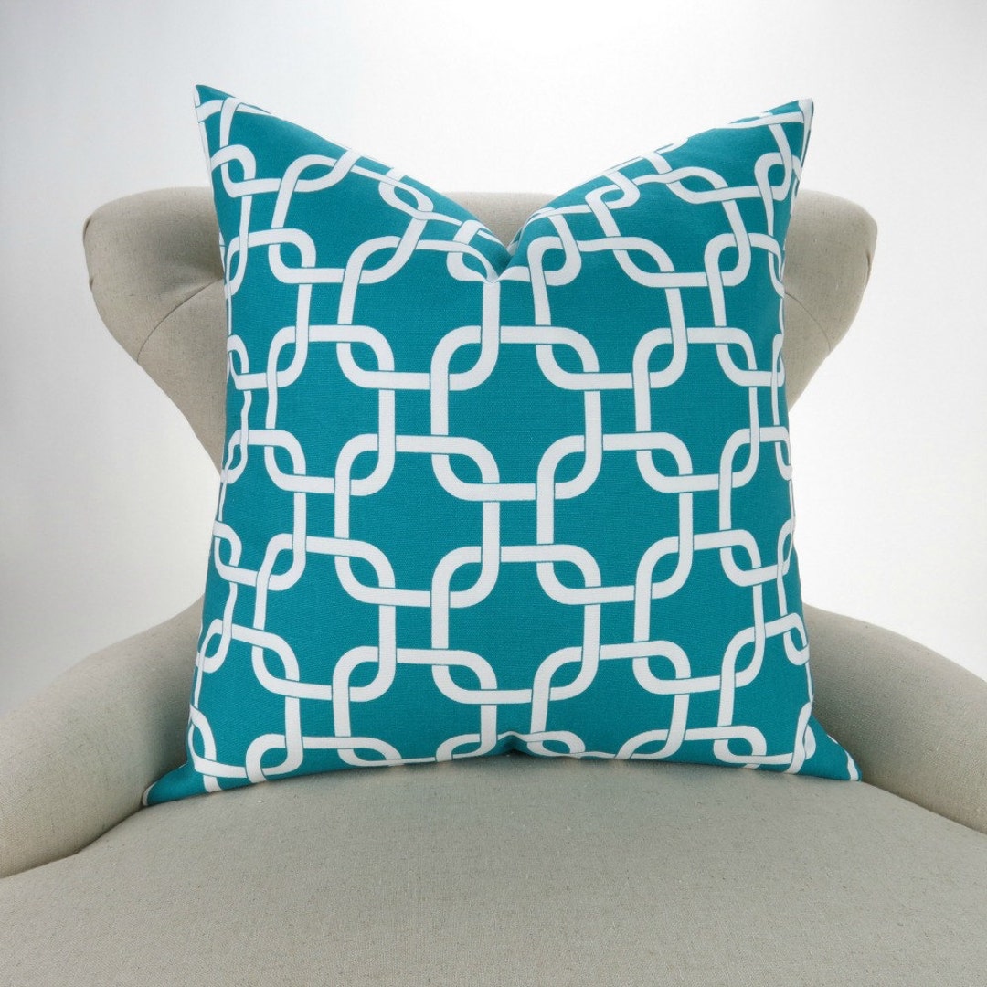 Throw Pillow Cover Geometric Accent Pillow Decorative Etsy