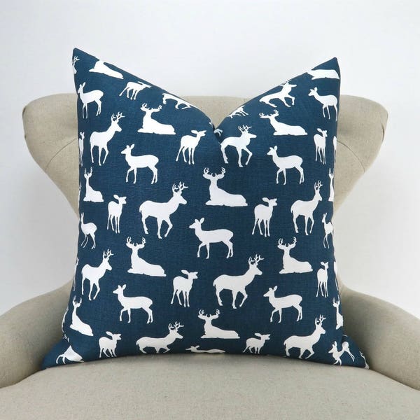 Deer Pillow Cover Etsy