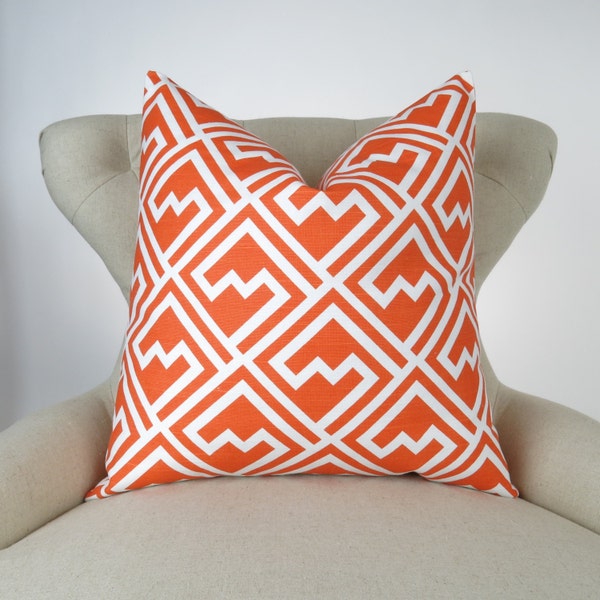 Orange Pillow Cover Etsy