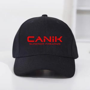 CANIK Superior Firearms Logo Baseball Cap, 6 Panel Curved Brim Unisex Hat