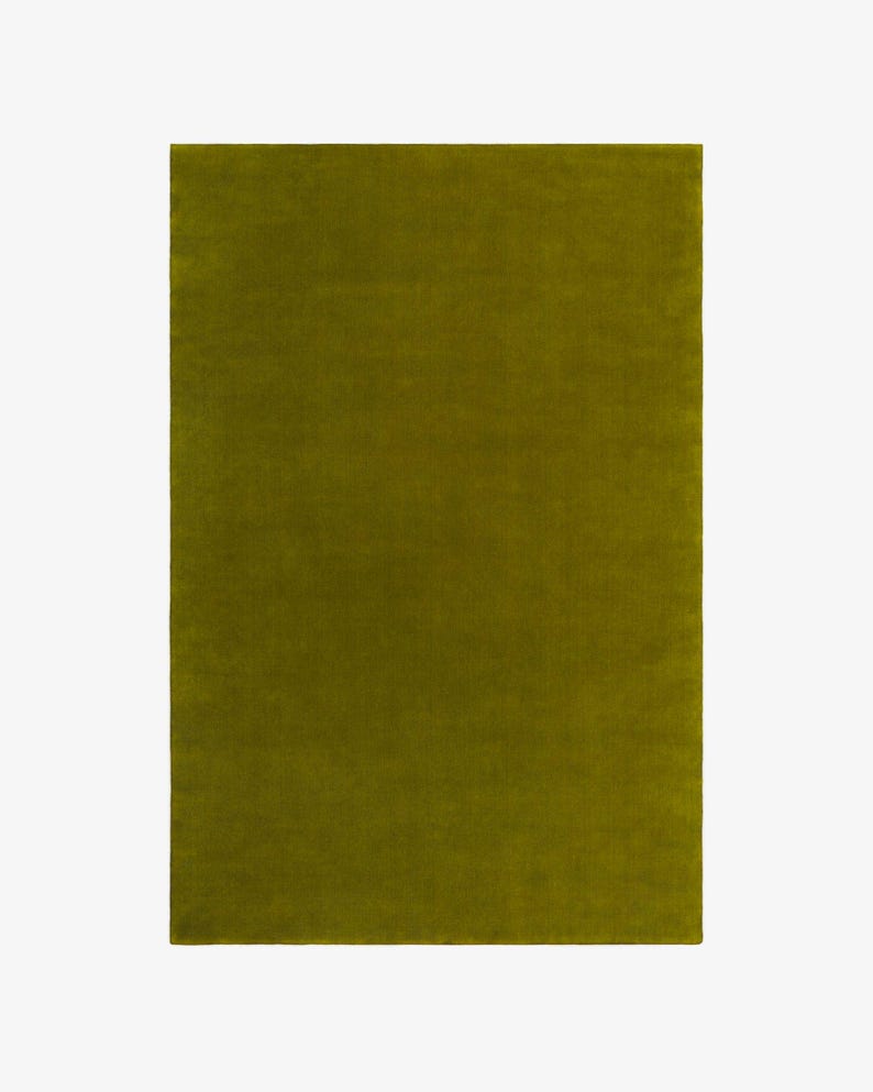 Milano Green Hand Tufted New Zealand Wool Rugs - Etsy