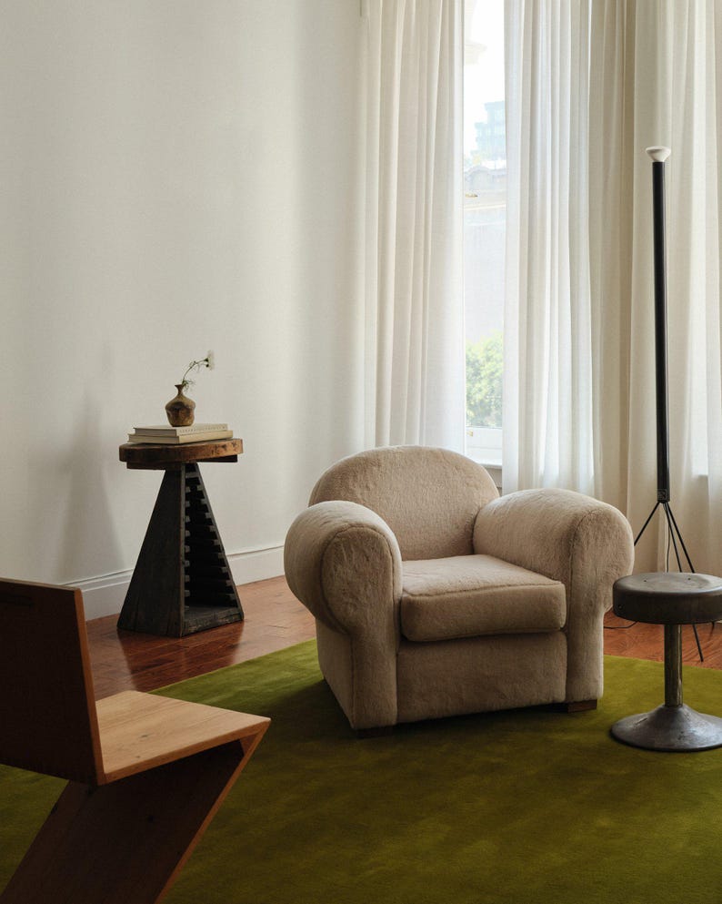 Milano Green Hand Tufted New Zealand Wool Rugs - Etsy