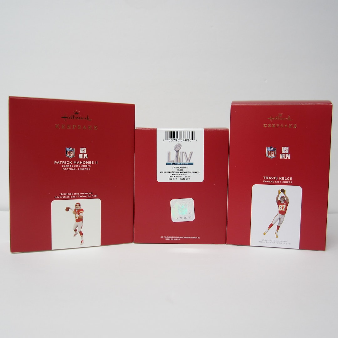 Hallmark Ornament Kansas City Chiefs Fan Package Lot of 3 Etsy