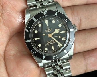 Vintage Tudor Black Bay 54 M79000N 37mm Luxury Men's Watch
