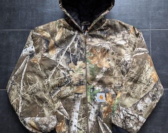 Carhartt Realtree J140 Active Reworked Camo Jacket - Bomberjacka i vintagestil