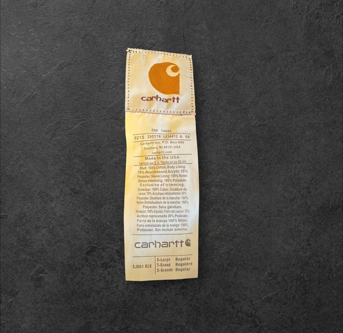 Carhartt Active Jacket J140, foto 3 di 5