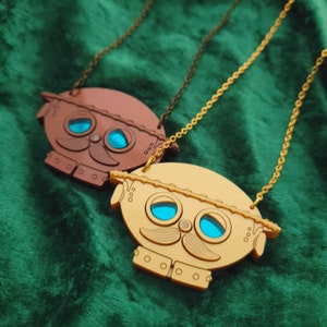 Collier Tik Tok - acrylique découpé au laser