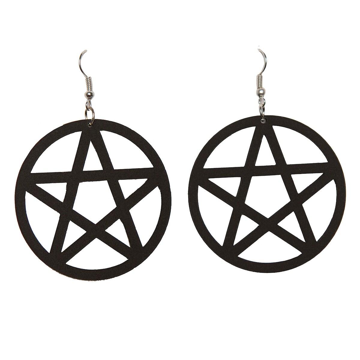 Pentagram earrings discount
