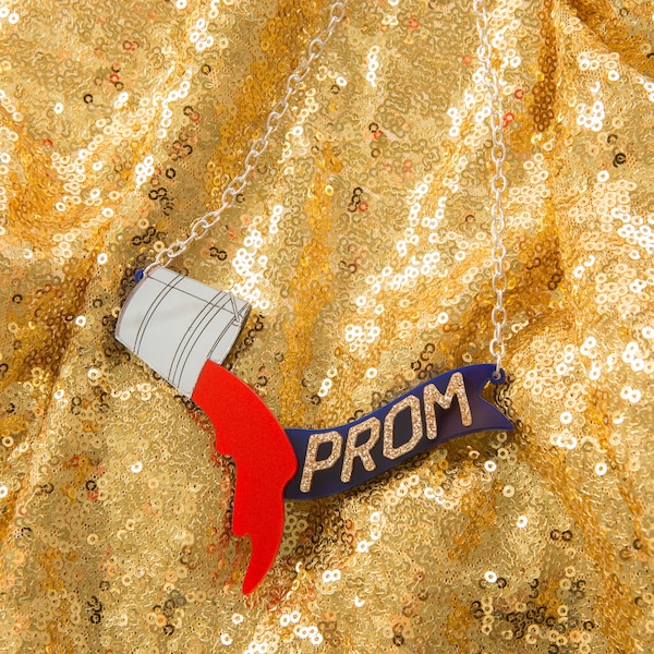 Halsband för Prom Queen - laserskuren akryl - säljare i Storbritannien