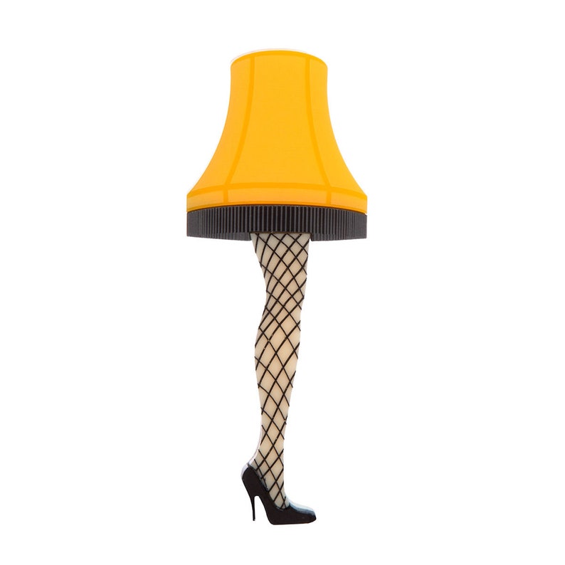 Leg Lamp kitsch brooch laser cut acrylic image 2