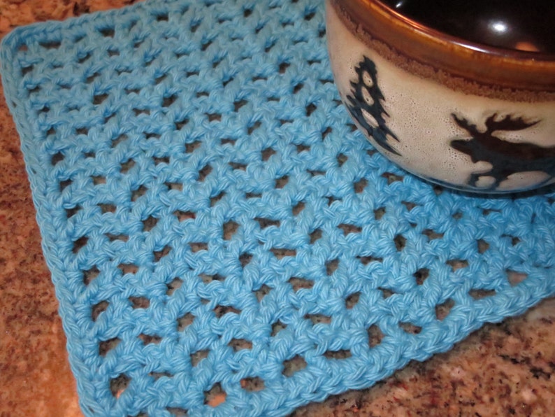 Crochet Dish Rag Pattern field of Corn Pattern Etsy
