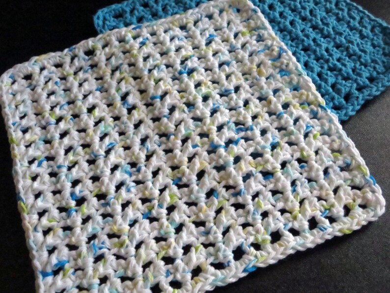 Crochet Dish Rag Pattern field of Corn Pattern Etsy