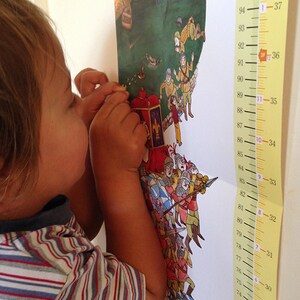 Growth Chart for Growing Giants, suitable for recording the whole families height image 2