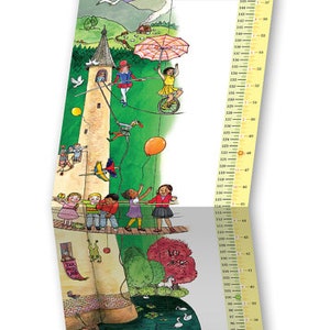 Growth Chart for Growing Giants, suitable for recording the whole families height image 3