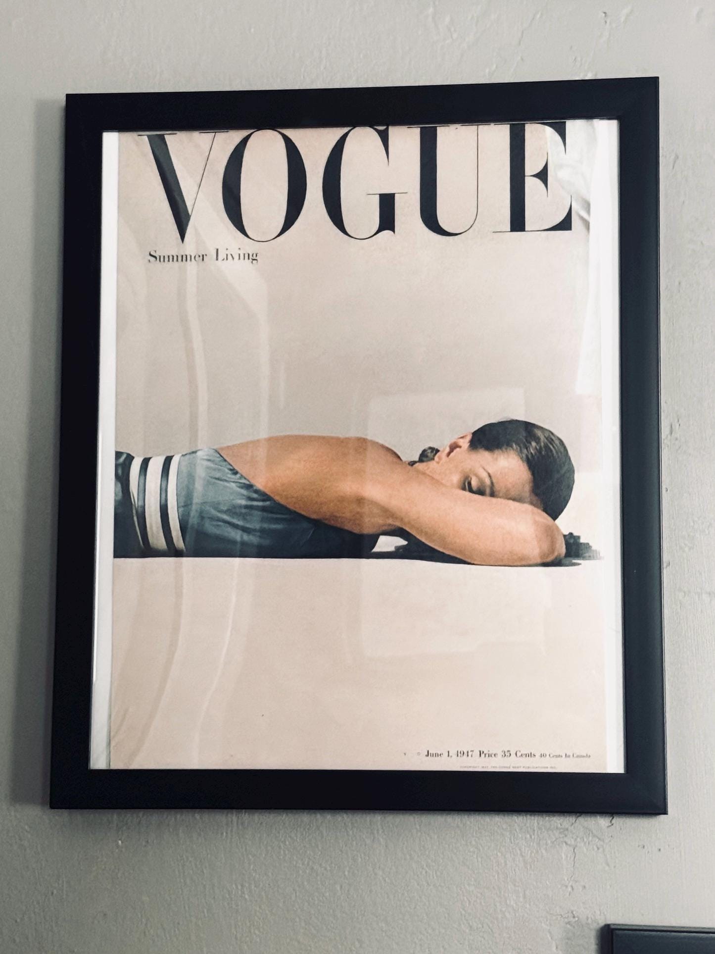 Vintage Vogue Framed - Etsy