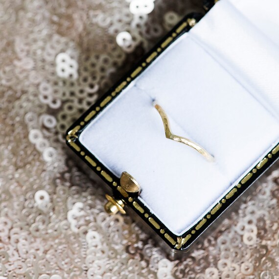 Gold Wishbone Wedding Ring 18ct Gold Wishbone Ring Gold Wedding Ring Gold Wishbone Ring Etsy