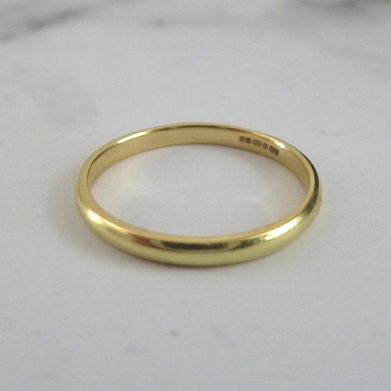 Recycled gold wedding bands sale