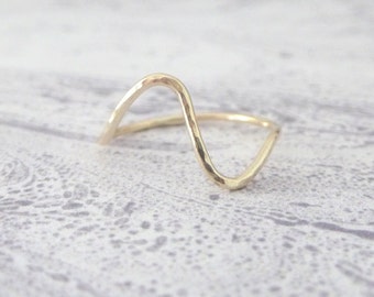 9ct Gold Ring - Sally Ring - 9ct Yellow Gold - Skinny Ring