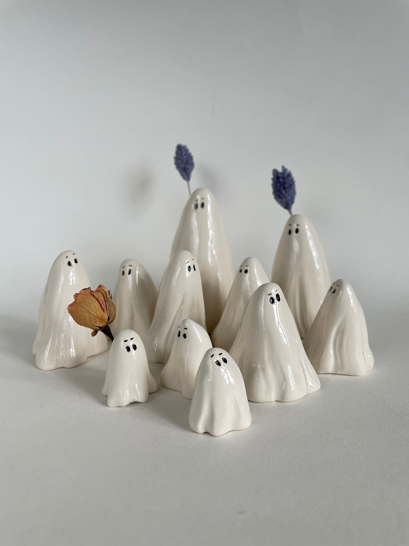 Ceramic Ghost Vase Etsy