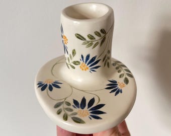 Candelabro botánico de cerámica hecho a mano