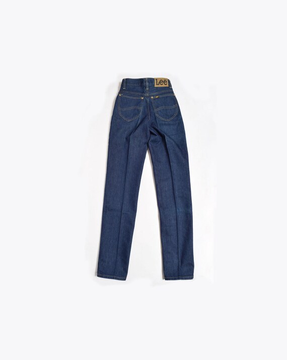 lee dark blue jeans