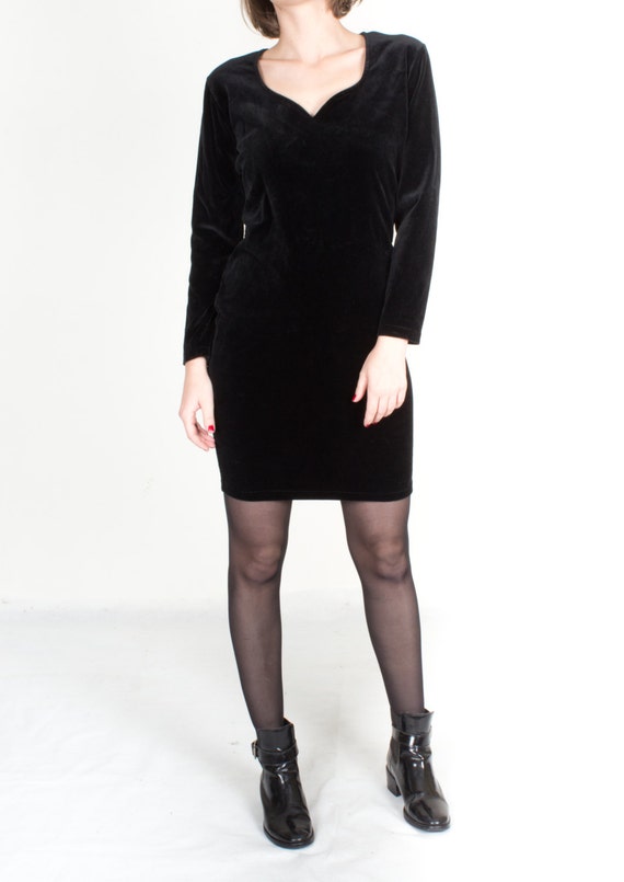 black velvet midi