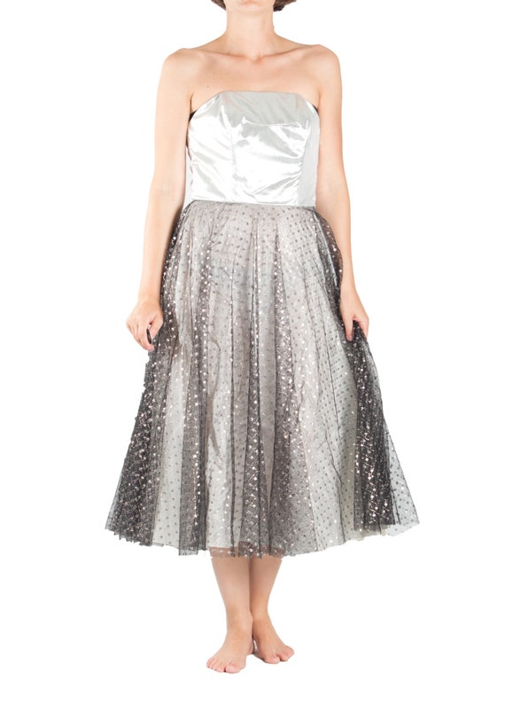 silver tutu dress