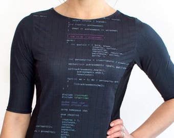 Circuitry Panel Dress Women in Technology Dress Computer | Etsy