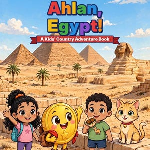 Egypt Unit Study for Kids, Ancient Egypt Printable Workbook, Pyramids Mummies Culture Activities, Homeschool Geography Ages 6-10