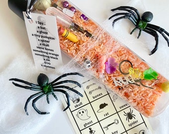 I Spy Jar HALLOWEEN 16oz| Seek and Find |Sensory Bottle | calm down jar | book basket filler