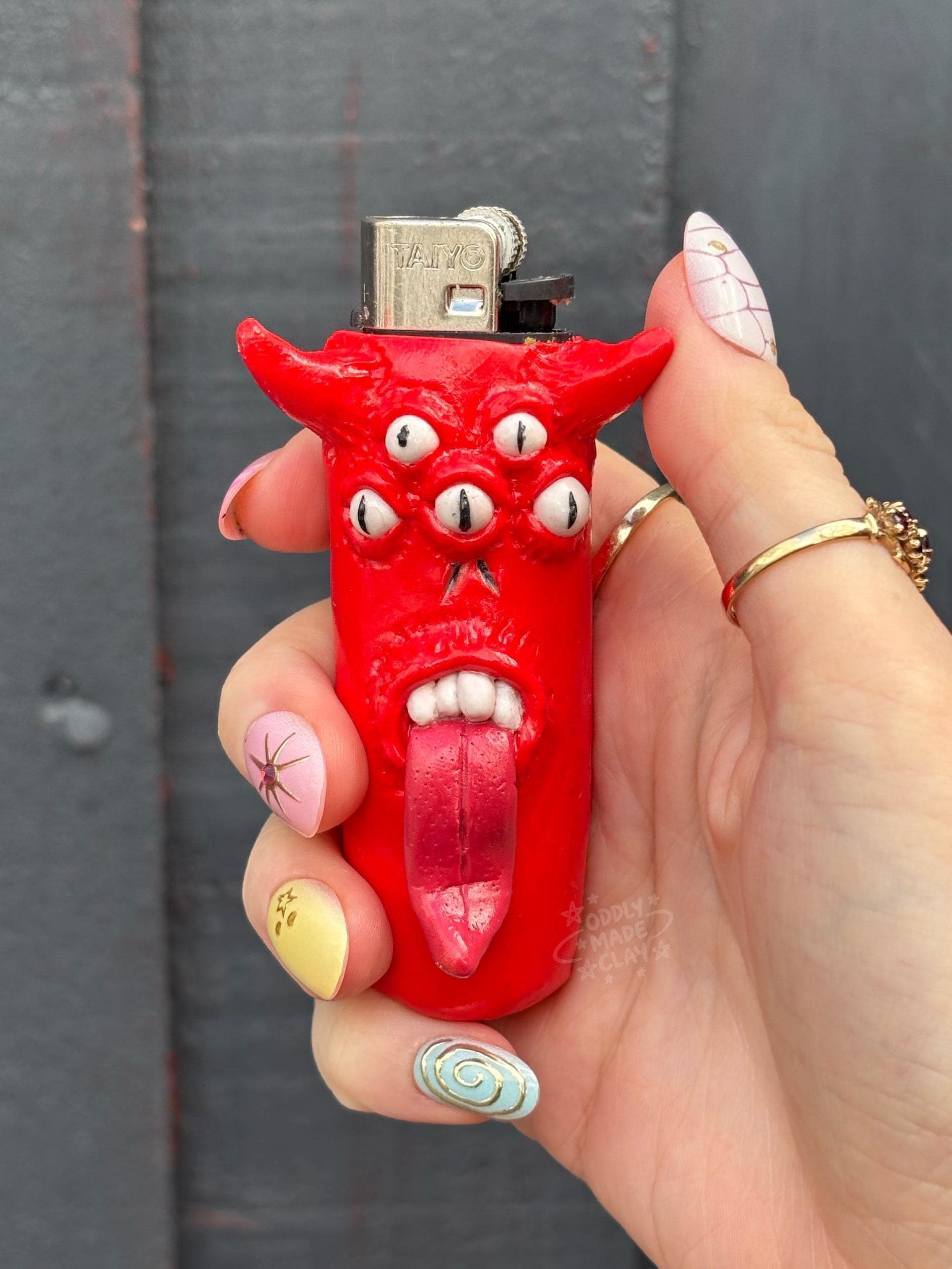 Devil Zippo - Etsy